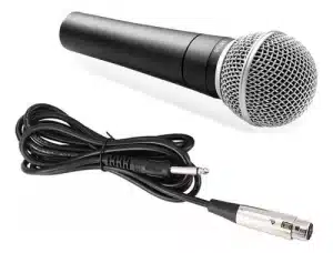 MICROFONE COM FIO  DINAMICO PZAUDIO MODELO PZ58