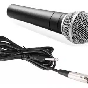MICROFONE COM FIO  DINAMICO PZAUDIO MODELO PZ58